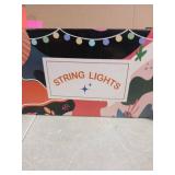 White LED String Lights with Clear Wire