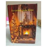 Decorative Cardinal Lantern Snow Globe