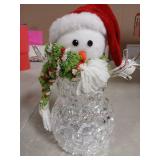 LED Crystal Snowman Holiday Decoration