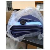 PETOCAT 97 Foldable Dog Pool Kiddie Swimming Pool, Plastic Non-Slip Hard Shell Kids Wading Pool, Large Portable Collapsible Pet Puppy Bathing Tub, Heavy Duty - Family Size, 8 ft x 16 inch.D - 5XL