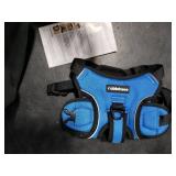 rabbitgoo Escape Proof Dog Harness, Soft Padded Full Body Pet Harness, Reflective Adjustable No Pull Vest with Lift Handle and Leash Clip for Large Dogs Walking Hiking Training, S, Blue