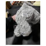 Mikee Fluffie Elephant Stuffed Animals Soft Plush Toy for Baby Girls Boys,12in Grey Soft Small Stuffed Elephant Huggable Gifts for Birthday