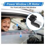 HOPESPANNER Front Left Driver Side Power Window Regulator Lift Motor for Hyundai Tucson 2010-2015 No.824502S010 6 Pin Car Window Glass Lift Motor