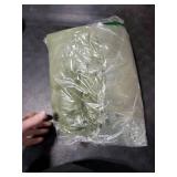 LIFEREVO Fluffy Faux Rabbit Fur Body Pillow Cover, Cozy Moss Bubble Shaggy Plush Bed Body Pillowcase with Zipper Closure, Long 20x54 Fuzzy Furry Pillow Case for Bedroom Home Decoration, Sage Green