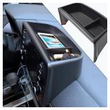 HGWEI Dash Storage Tray Compatible with Toyota Sienna 2021 2022 2023 2024 Interior Accessories, Dashboard Center Console Organizer Behind Screen Insert Holder Box (Not Fit 2025 Sienna)