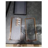 YQODSZ for Samsung Galaxy Z Fold 7 Case with S Pen Holder & Slim Stylus, Fold7 PU Leather Phone Case with Kickstand Built in Screen Protector Camera Protector Protective Cover for Z Fold7 Gold+Coffee