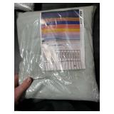 BGment Oatmeal Linen Curtains 63 Inch Length for Bedroom, Rod Pocket Neutral Semi Sheer Drapes Light Filtering Rustic Window Treatments for Living Room Country Back Tab, 2 Panels, 52 X 63 Inch