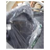 Peipaws Dog Crate Cover 48 Inch - Three Doors Waterproof Dog Kennel Cover, 600D Oxford Fabric Cage Covers with a Water Bottle Nozzle, Allowing Dogs to Drink Water at Any Time. Black (Cover Only)