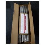 Brushed Nickel Curved Shower Curtain Rod 33-78 Inches Adjustable Splicing Design Curved Shower Rods Round Shower Curtain Rod Rust Proof Stainless Steel Curved Shower Rods For Bathroom Need to Drill