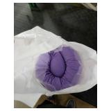 Cloud Contour Memory Foam Pillow Ergonomic Design for Sleeping Comfortably and Reducing Snoring Neck and Cervical Pillow with Cooling Pillowcase Purple