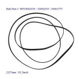 WP33002535 Dryer Belt Replacement for Maytag. 91.5 Inch Dryer Belt Replace Part 33001777, 33002535, WP33002535VP, 6-3713880, 63713880, 791135, AP6007983, PS11741110, EAP11741110