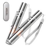 TBTeek Cat Toys for Indoor Cats, 2 Pieces, Rechargeable, 7 Adjustable Patterns, Interactive Kitten Pet Dog Red Dot Chase Light Toy for Cats Fun Playing Exercise