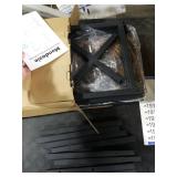 Mondazie 20 Gallon High Rimless Fish Tank Stand with Shelf for Storage, 2 Tiers Metal Aquarium Stand, Breeder Tank Turtle Reptile Terrariums Stand Rack for Home Office, 24 L x 12 W x 20.5 H, Black