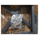 Mondazie 20 Gallon High Rimless Fish Tank Stand with Shelf for Storage, 2 Tiers Metal Aquarium Stand, Breeder Tank Turtle Reptile Terrariums Stand Rack for Home Office, 24 L x 12 W x 20.5 H, Black