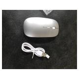 Suteke Wireless Mouse for MacBook Air iMac Mac Pro Laptop Desktop Computer, Rechargeable Silent Wireless Mouse USB C with Jiggler for Surface Pro (Bluetooth 5.2/3.0, 2.4G USB A, Type-C Receiver)