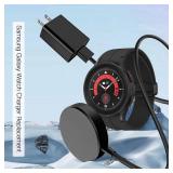 Watch Charger Compatible for Samsung Galaxy Watch 8/8 Classic,7/6/Ultra, 5/5 Pro/4/4/6 Classic/3/Active 2/Active 1, Magnetic Wall Fast Charging Adapter & Cable, Magnetic Wireless Charging Cable 3.3FT