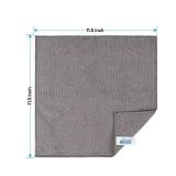 HOMEXCEL Grey Microfiber Cleaning Cloth, Cleaning Towels for Kitchen, Lint Free, Scratch-Free, Highly Absorbent, and Reusable Cleaning Rags for House, Window and Glass, Cars, 11.5 X11.5 inch