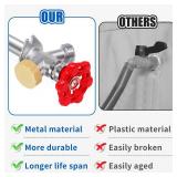 Outdoor Faucet Repair Kit, ASSE 1019-A Vacuum Breaker Outside Faucet Repair Kit, Vacuum Breaker and Handle Replacement Kit for Anti-Siphon Frost-Free Sillcock Valves, Wall Hydrant Complete Service Kit