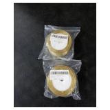 2pk Dark Gold Satin Ribbon - 50 Yards