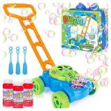 Pre Owned,Does not Come with Bubbles ArtCreativity Bubble Lawn Mower for Toddlers 1-3, Kids Bubble Machine for 1 Year Old Boy Gifts, Bubbles Blowing Push Toys for Kids, Summer Outdoor Gardening Toys f
