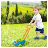 Pre Owned,Does not Come with Bubbles ArtCreativity Bubble Lawn Mower for Toddlers 1-3, Kids Bubble Machine for 1 Year Old Boy Gifts, Bubbles Blowing Push Toys for Kids, Summer Outdoor Gardening Toys f
