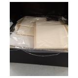 SMIRLY 6 Shelf Hanging Closet Organizer Hanging Shelves, Closet Hanging Organizer with 2 Sturdy Hooks for Wardrobe, Nursery, Storage (Beige, Separate)