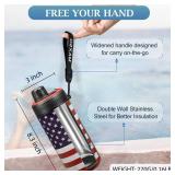 MAXSO Sealed Can Cooler Fizz Lid Can Cover for 12 oz Regular, Slim Skinny Cans & As Thermal Bottle, 4-in-1 Insulated Vacuum Stainless Steel Carbonated Cold Drink Holder - Stars