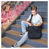 Sturdy 3 Ring Zipper Binder With Shoulder Strap For School - Beautiful 2 Inch Zip Up Binder with Extra Pockets Holds 500 Sheets, Books & Laptop - Easy to Carry Trapper Keeper Made Of Premium Fabrics