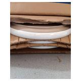 Tikooere Ceramic Dinner Plates Set of 4,Stoneware 10 Inch,Microwave,Dishwasher and Oven Safe,Porcelain Dessert Plates for Pasta,Salad and Steak,Dishes Set for Kitchen,Scratch Resistant,White