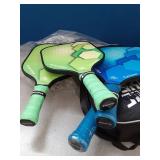 Pickleball-Paddles-Set of 4 Rackets by JoncAye, USAPA Approved Pickle-Ball Equipment with Balls, Bag, Accessories, Fiberglass Graphite Pickleball Racquet Set for Men, Women, Kids, Adults