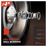 A-Premium 2 x Wheel Bearing and Hub Assembly with 5-Lug Compatible with Kia Sorento 2016-2020, Santa Fe 2015-2018, Santa Fe Sport 2015-2018, Santa Fe XL 2015-2019, AWD