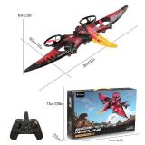 MAY OR IS MISSING PIECES,PRE OWNED jaming Pterodactyl Dinosaur Toys Drone for Kids,Dragon Remote Control Airplane,Flying Toys Birthday Gifts for 8-12 Year Old Boys,RC Plane for Kids 8-12 ï¼Redï¼