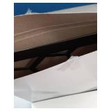 GEOMOD Geometric Honeycomb Black Metal Bookends Decorative - Tall Sturdy Book Ends for Shelves - Modern Heavy Duty Bookend Stopper - Office or Home Book Shelf Book Holder - 6x3.25x6.25 Inches - 1 Pair