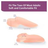 Promifun Bunion Cushion Protector, 10 Packs of Bunion Corrector Pads with Separator for Big Toe, Gel Shield for Foot Pain Relief, Calluses, Corns - Beige