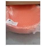 LIYH 20 Pcs 10 Inch Orange Plastic Scalloped Plates Reusable - Unbreakable Dinner Plates-Dishwasher Safe, Perfect for Halloween & Thanksgiving Party BPA Free