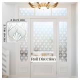 rabbitgoo Privacy Window Film Non Adhesive Frosted Glass Sun Blocking Self Static Cling Decorative for Home Kitchen Living Room, Removable and Reusable, 23.6 x 78.7 inches