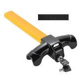 DASBET Car Steering Wheel Lock Anti-Theft Device | Heavy Duty Steering Wheel Lock with 2 Keys, Universal Anti-Theft Car Auto Security Rotary Car Lock for Truck Van SUVs