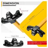 DASBET Car Steering Wheel Lock Anti-Theft Device | Heavy Duty Steering Wheel Lock with 2 Keys, Universal Anti-Theft Car Auto Security Rotary Car Lock for Truck Van SUVs