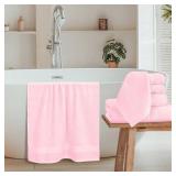 MISSING PIECES,ONLY TWO TOWELS NO HAND TOWELS/WASH CLOTH Belizzi Home 2 Piece Towel Set 100% Ring Spun Cotton, 2 Bath Towels 27x54,  - Ultra Soft Highly Absorbent Machine Washable Hotel Spa Quality - 
