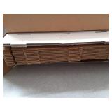 HORLIMER 12.5x12.5x1 inches Shipping Boxes Set of 25, White Corrugated Cardboard Box for Mailing, Packaging, Small Business