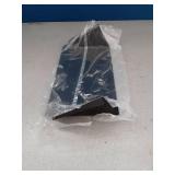 10\" x 5\" Black Galvanized Steel Vent Cover - Duct Exhaust/Inlet Rain Deflector - Weatherproof Guard for Open Ventilation Systems - Indoor/Outdoor Vent Hood - Air Vent Grille Protection Roof