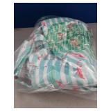 KABAQOO Extra Large Beach Bag Waterproof Sandproof Women Beach Tote with Zipper & Wet Compartment for Pool Gym Grocery Travel