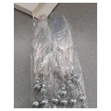 Honeydak 6 Pcs Beadable Pizza Pie Server Spatula DIY Decorative Beaded Cake Serving Utensils Stainless Steel for Pizza Dessert Cake Cutting for Wedding Christmas Party Favor