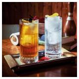 Luigi Bormioli Classico Highball Glasses, Set of 4 - 16.25oz Italian Barware Made from Break-Resistant SON.hyx Lead-Free Crystal Glass - Dishwasher Safe Drinkware for Cocktails, Water, Spirits