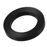MECCANIXITY Nitrile Rubber Flat Washer 1-1/4 Inch DN32 Gasket for Wrench Type Quick Connector, Black Pack of 5