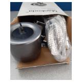 Filtered Shower Head with Handheld & High Pressure - Ion Drops Shower Head with 75\" Stainless Hose for Hard Water | 3 Spray Modes Shower with 10 Replaceable Filters