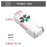 Replacement Remote for Harbor Breeze Hampton Bay Ceiling Fan Remote Control,3-Speed Light Dimmer 303.9MHz for FAN-11T L3HFAN11T 35T1 CHQ8BT7030T UC7030T CHQ7030T 2AAZPFAN53T FAN-53T(Remote Only)