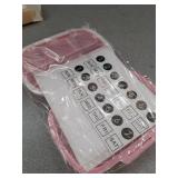 Holii Travel Pill Organizer, 8 Compartments Portable Pill Case, Daily Pill Box to Hold Vitamins, Small Pill Container for Pocket Purse Medicine Organizerï¼Pinkï¼