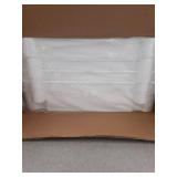 Dttwacoyh 4-Tier Rolling Cartï¼Trolley with Drawer, Kitchen Storage Organizer with Plastic Shelf & Metal Wheels, Storage Cart for Living Room, Kitchen, Office, Bathroom, White