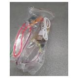 XGOOD LED Glasses Multi-Color (8 Colors) Light Up Glasses w/o Cable Neon Glow Glasses for KTV, EDM, Rave Parties and Cosplay (Clear Frame w/o Lens)